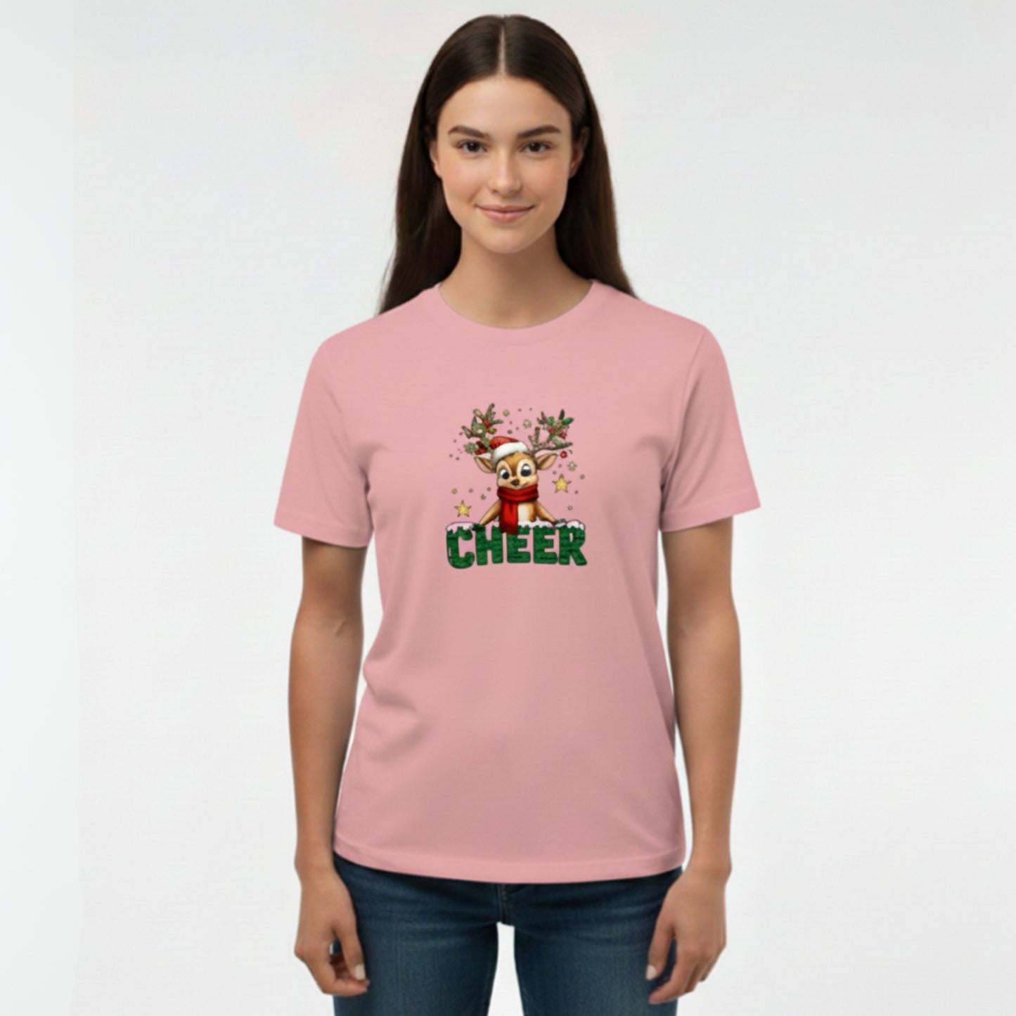 CHEER Reindeer Unisex Tee