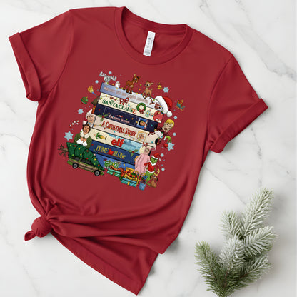 90s Christmas tshirt, Retro Holiday tee,  Xmas tee, 90s Movie tee, cozy Winter Gift for Her and him, Cute xmas tshirt. gift