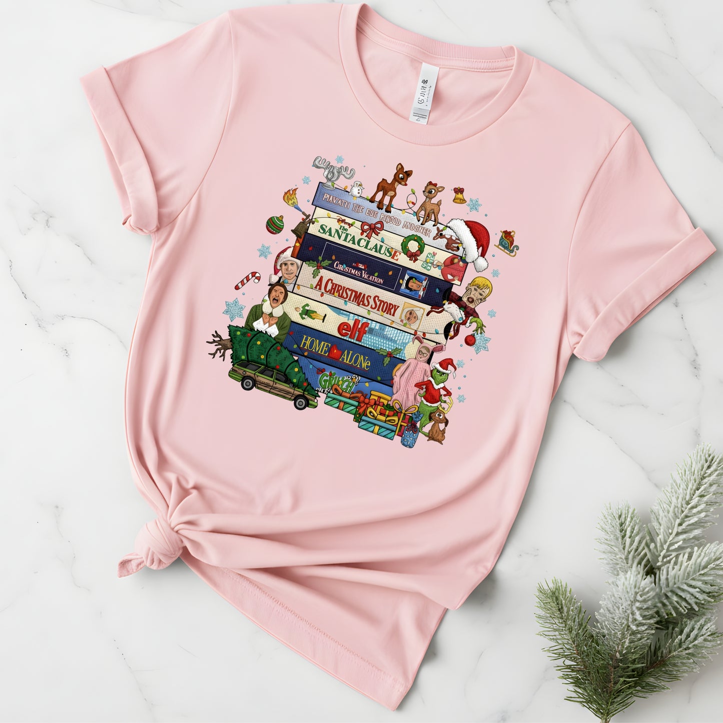 90s Christmas tshirt, Retro Holiday tee,  Xmas tee, 90s Movie tee, cozy Winter Gift for Her and him, Cute xmas tshirt. gift