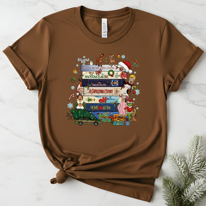 90s Christmas tshirt, Retro Holiday tee,  Xmas tee, 90s Movie tee, cozy Winter Gift for Her and him, Cute xmas tshirt. gift