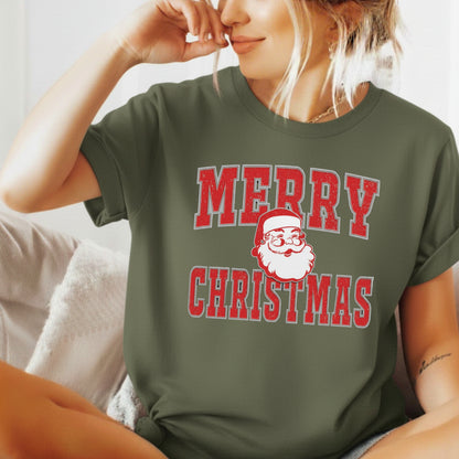Merry Christmas Santa tee: Unisex Holiday Season Shirt