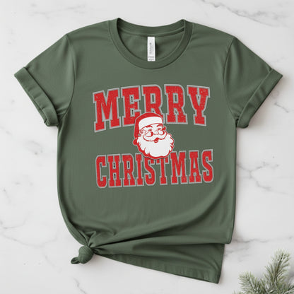 Merry Christmas Santa tee: Unisex Holiday Season Shirt