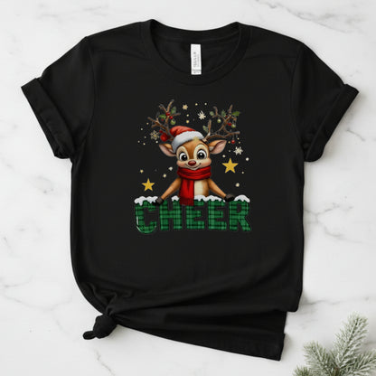 CHEER Reindeer Unisex Tee