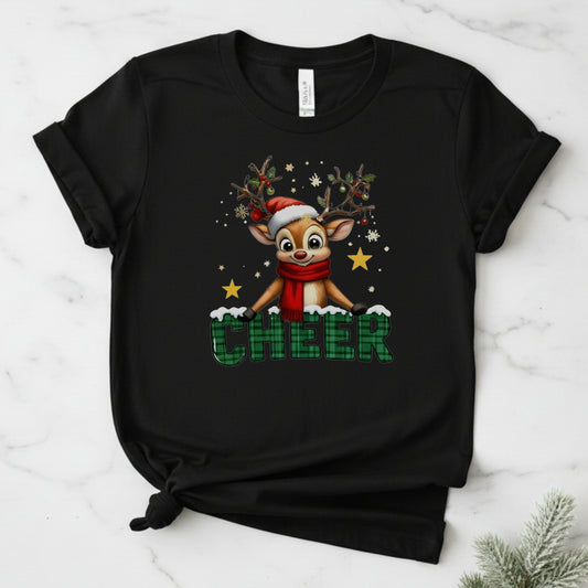 CHEER Reindeer Unisex Tee