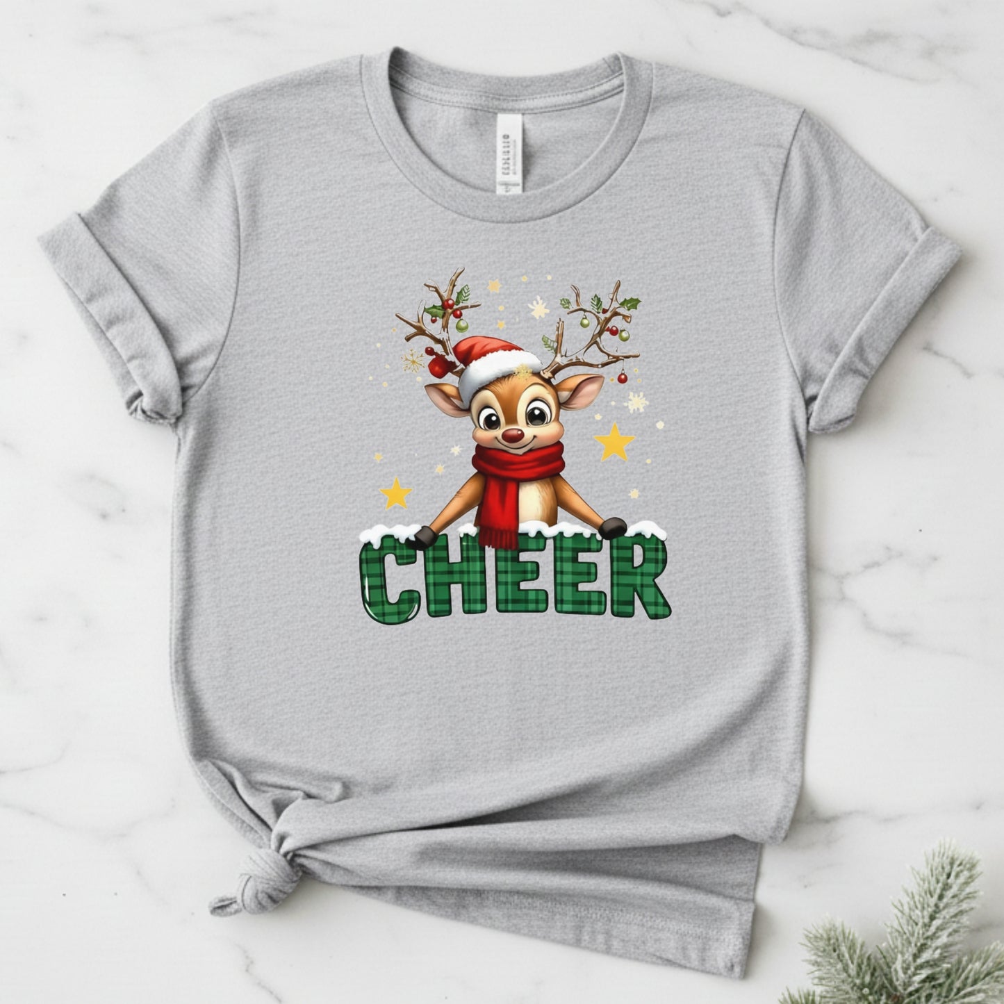 CHEER Reindeer Unisex Tee