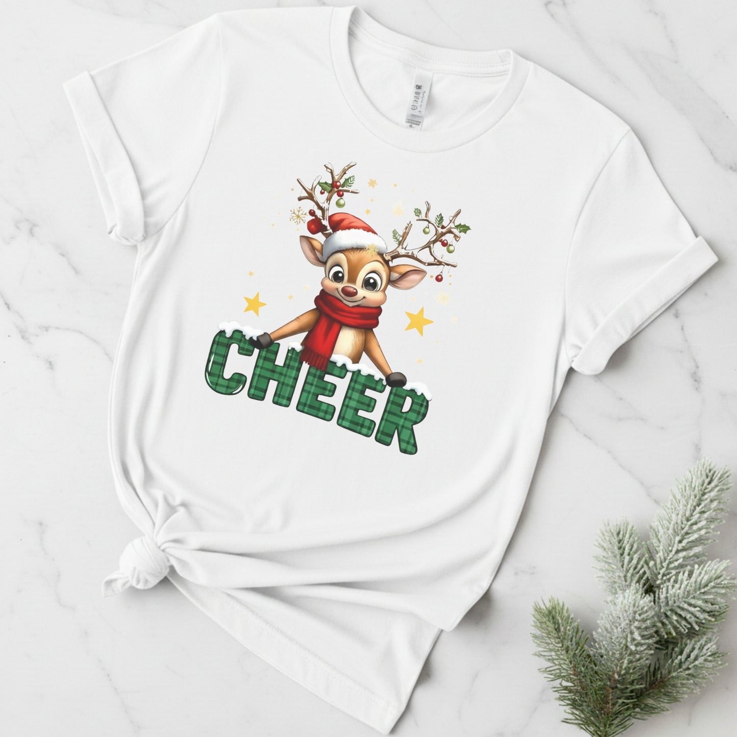 CHEER Reindeer Unisex Tee