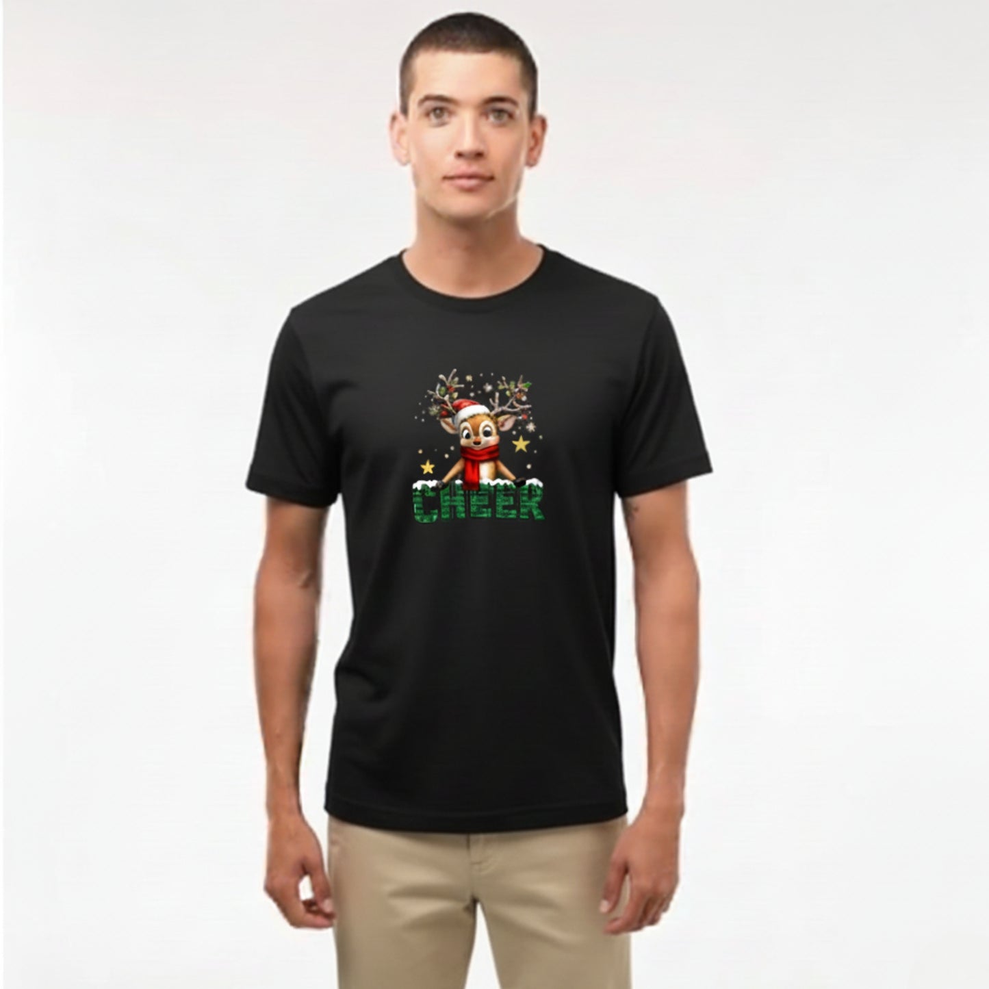 CHEER Reindeer Unisex Tee