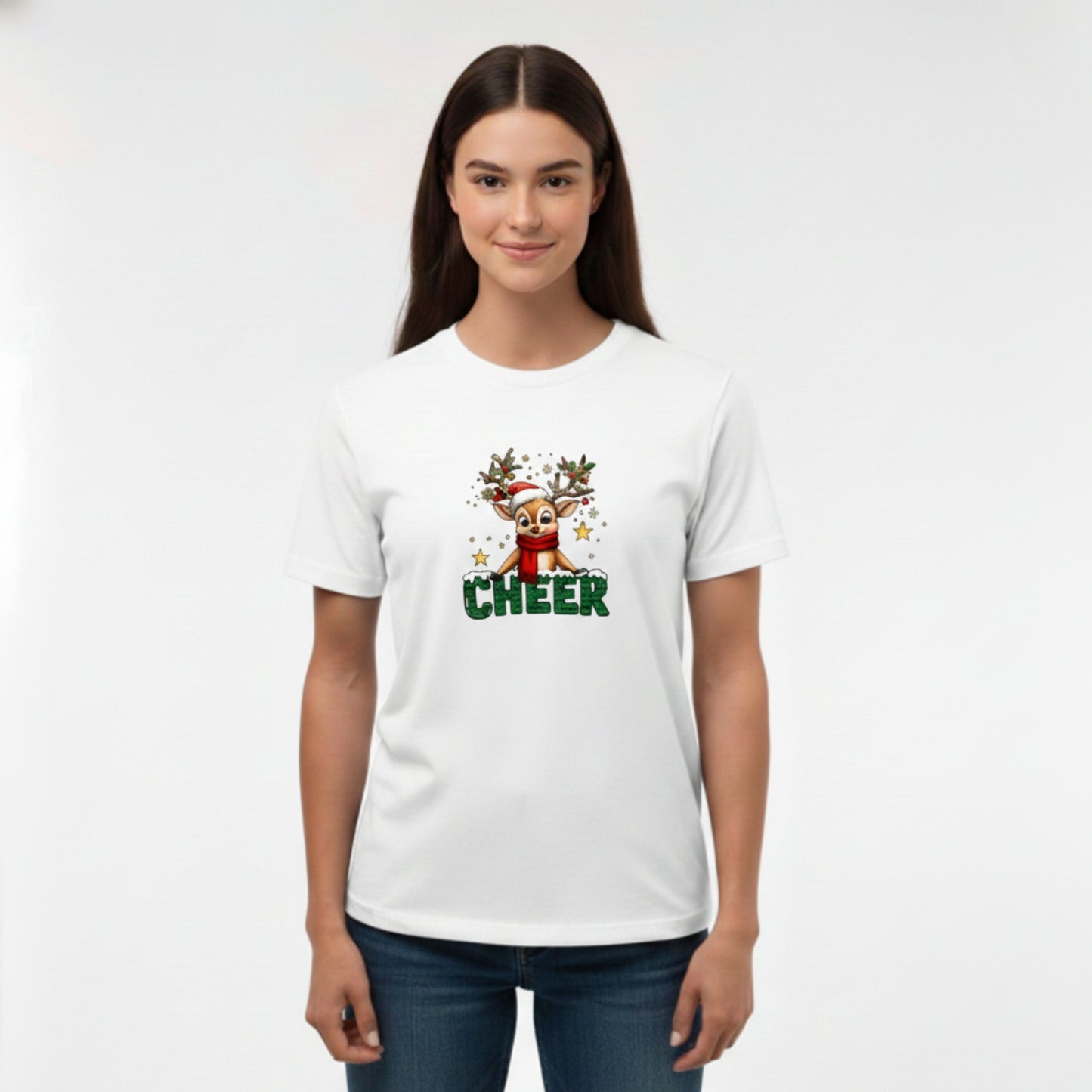 CHEER Reindeer Unisex Tee