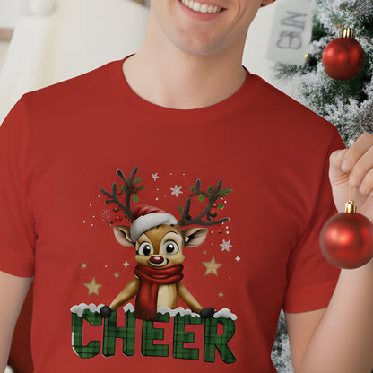 CHEER Reindeer Unisex Tee