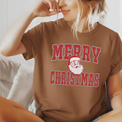 Merry Christmas Santa tee: Unisex Holiday Season Shirt